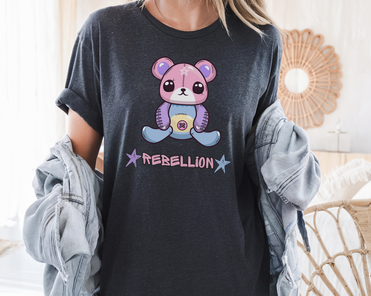Rebellion Punk Bear Youth Lightweight T-Shirt s for the bold, the different, and the kids who aren’t afraid to stand out