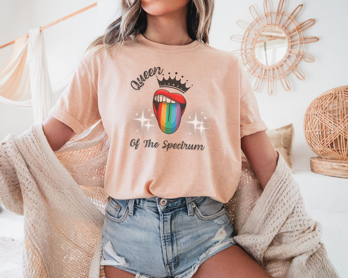 Autism Awareness Lightweight Youth T-Shirt: Queen of the Spectrum Empowerment Tee for Advocates
