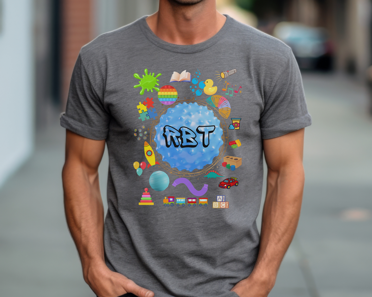 RBT Behavioral Therapy Men's ABA Professional T-Shirt For the RBTs who do the work, day in and day out.