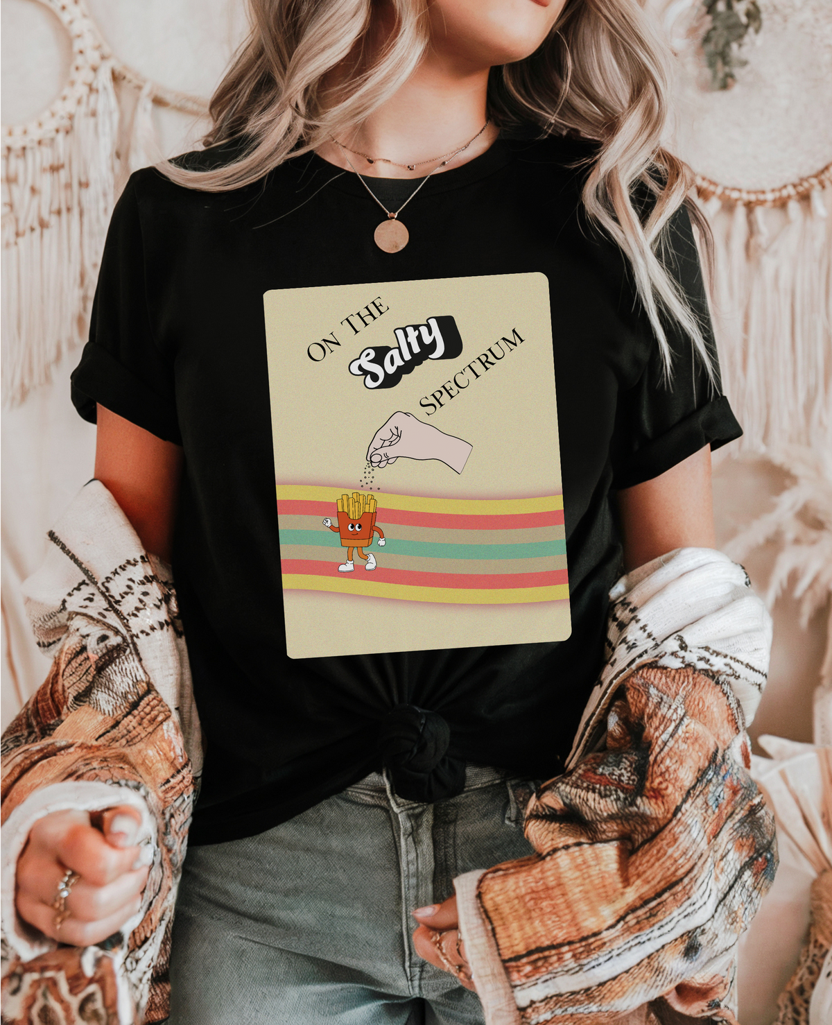 Autism Awareness Salty Spectrum Funny T-Shirt: Neurodiversity Inclusion Tee for Autistic Teens & Adults