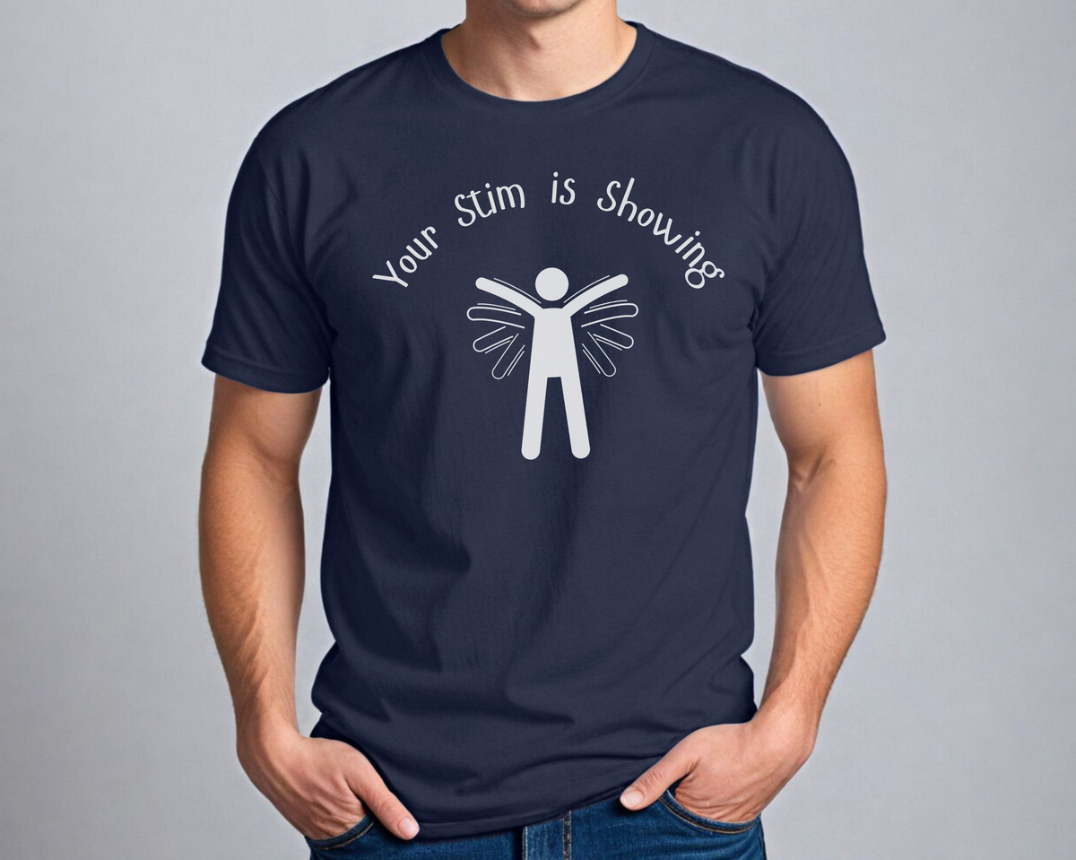 Your Stim Is Showing Youth Lightweight Unisex T-Shirt  is a joyful celebration of self-expression, movement, and being unapologetically you.