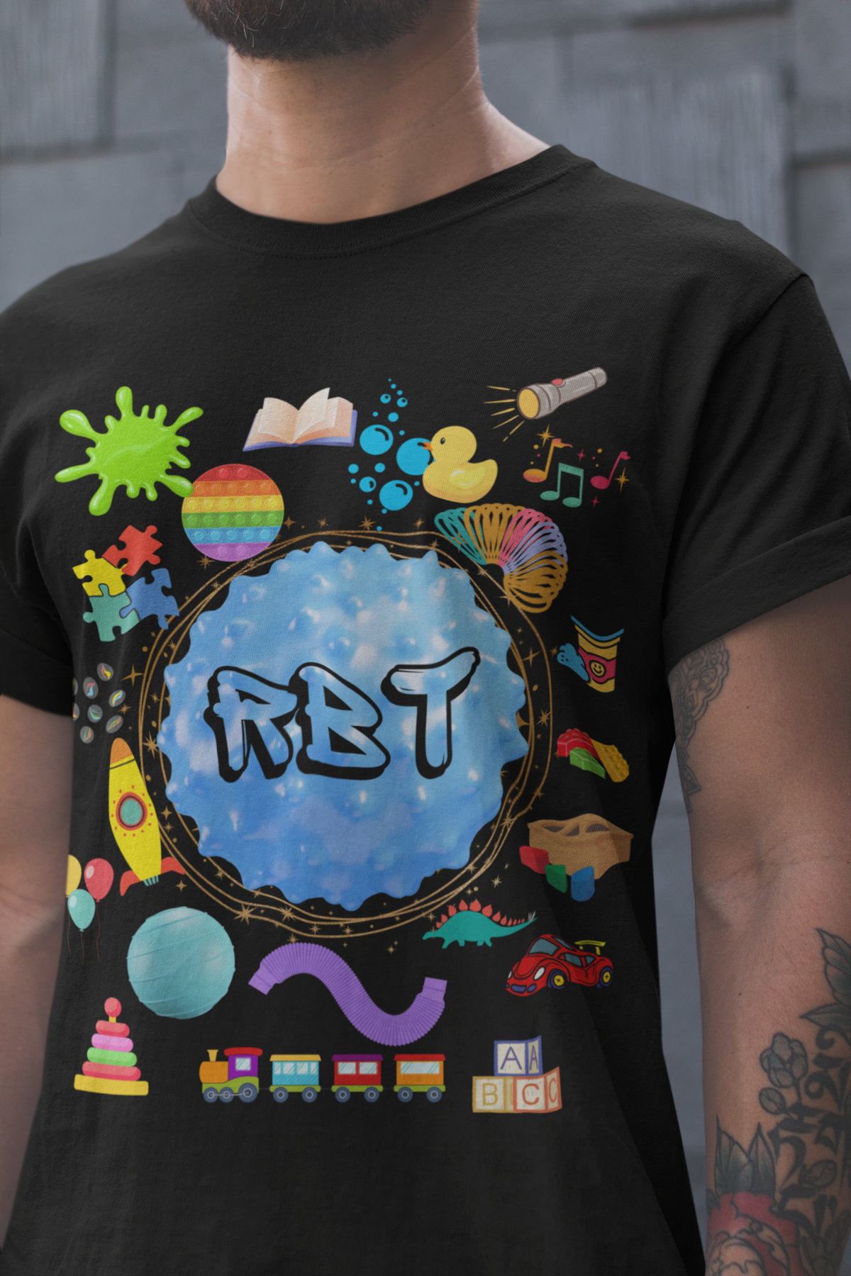 RBT Behavioral Therapy Men's ABA Professional T-Shirt For the RBTs who do the work, day in and day out.
