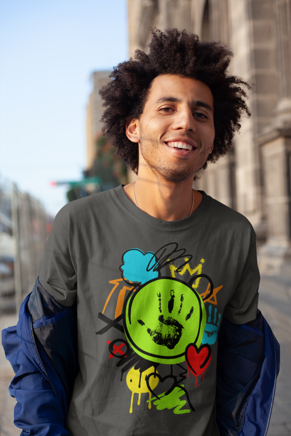 Abstract Youth T-Shirt: Autism Awareness Art, Inside the Mind Lightweight Tee for Teens  made for kids who see the world in their own brilliant way.